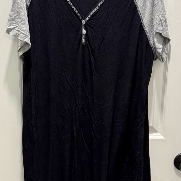 Ekouaer Nightgown for Women Short Sleeve XXL - Picture 3 of 4